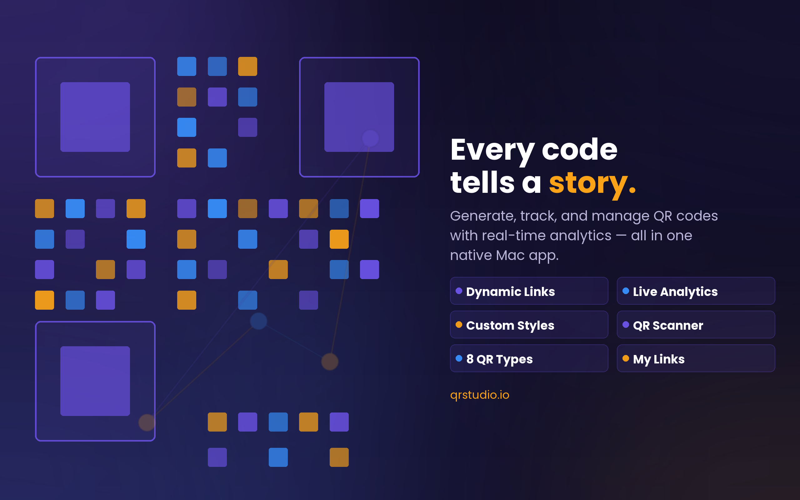 QR Studio analytics dashboard